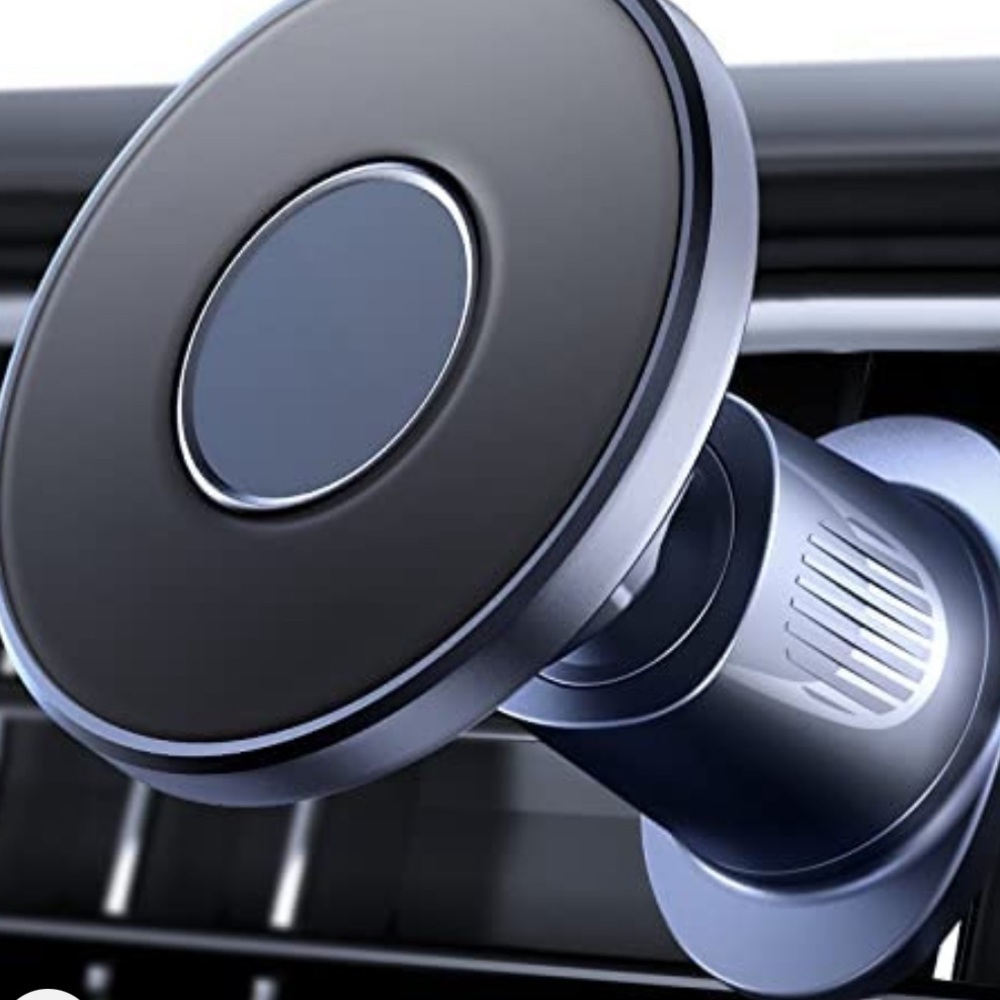 Magnetic air vent clip for cellphone